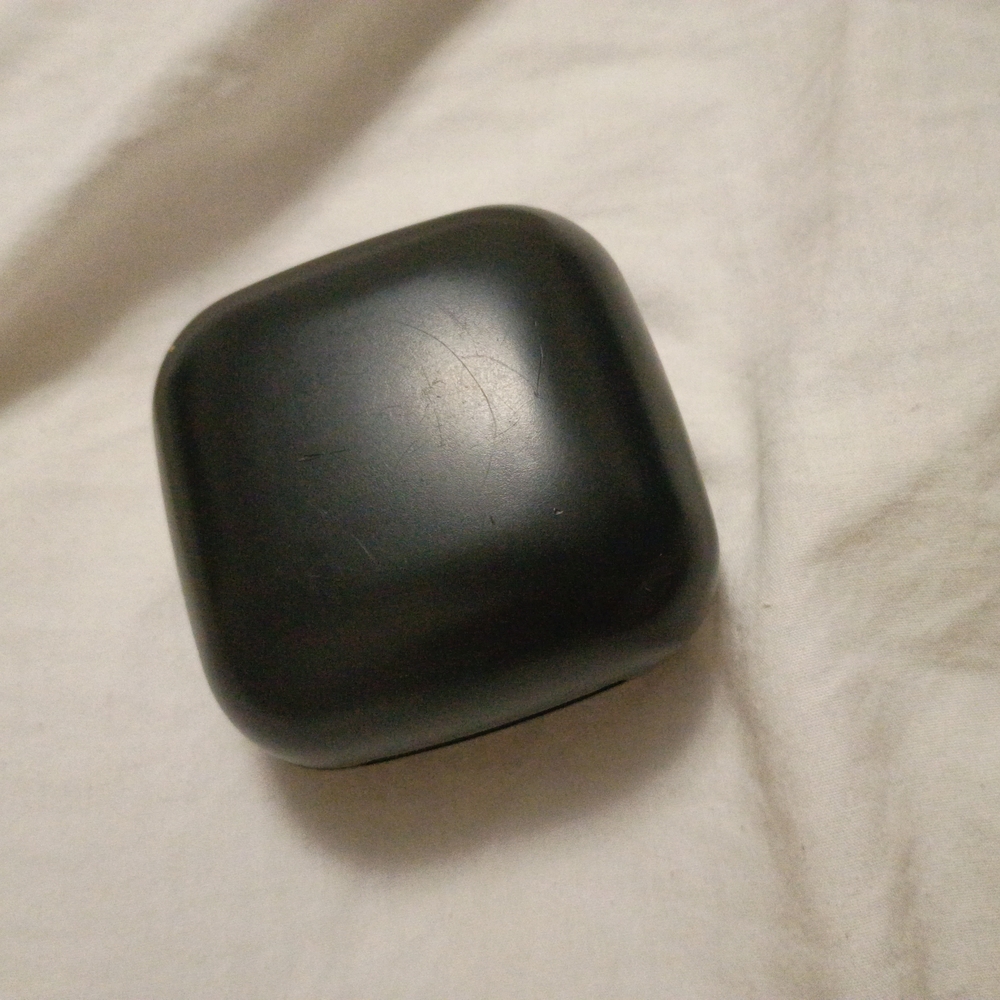 Black Wireless Earhook Earbuds With Charging Case - image 3